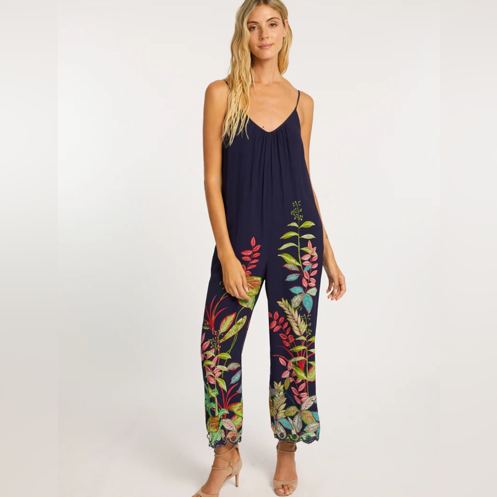 Caballero Collection Reba Jumpsuit In Midnight Kruger. Size Xs.
